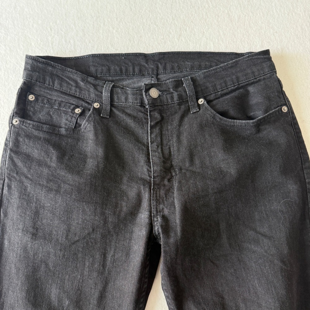 Levi's 511 Slim Fit Jeans Men 34x32 Black Wash Denim Streetwear